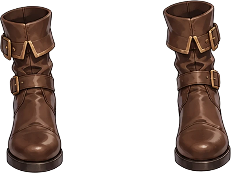 Pair of Brown Leather Boots