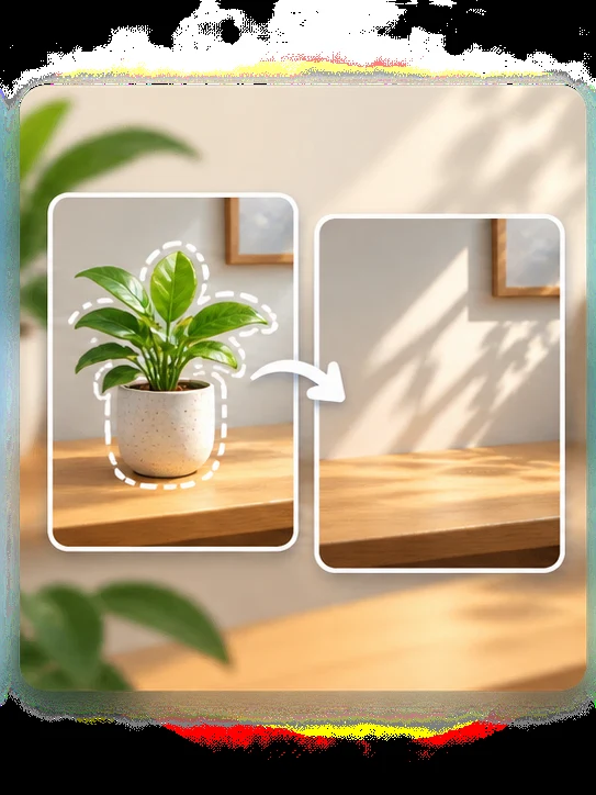 Background reconstruction feature graphic