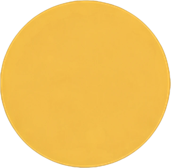 Yellow circular sun symbol