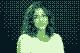 Portrait as pixel art, 80 × 53 pixels