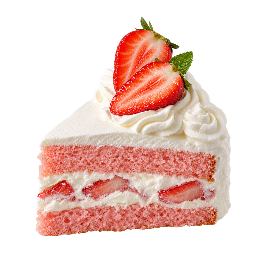 Sweet treat with a white sticker outline