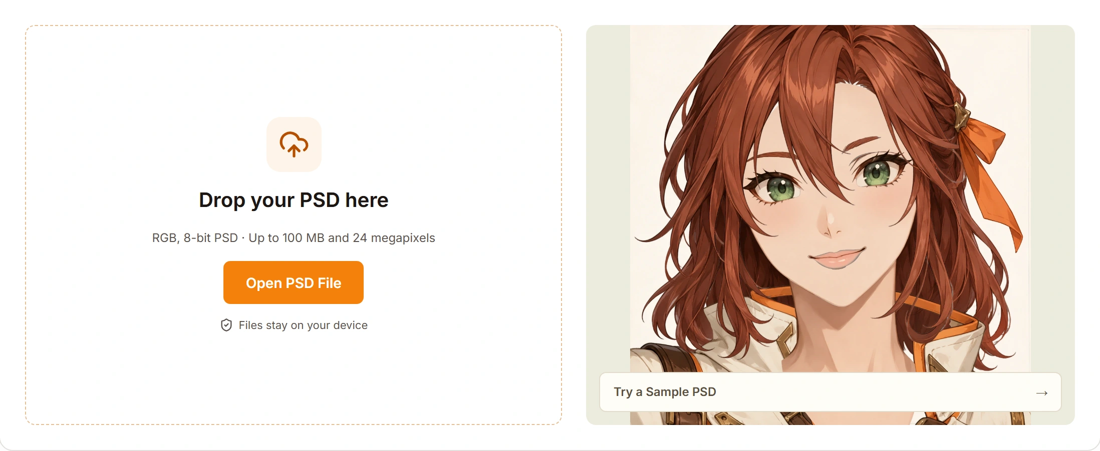 Open Your File in the PSD Viewer