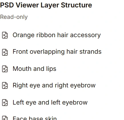 Inspect Layers in the PSD Viewer