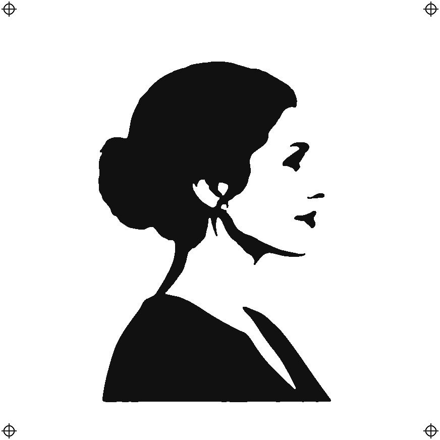 Capa 2 del stencil recortada en su propia hoja