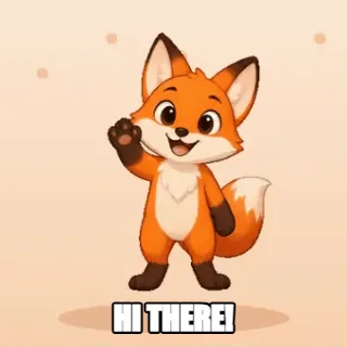 GIF made from the Waving fox sample clip